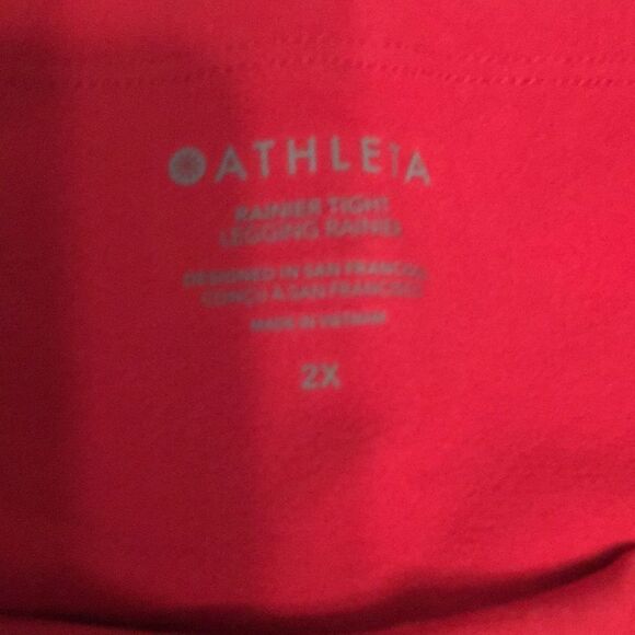 Athleta Red leggings/joggers - Picture 14 of 14